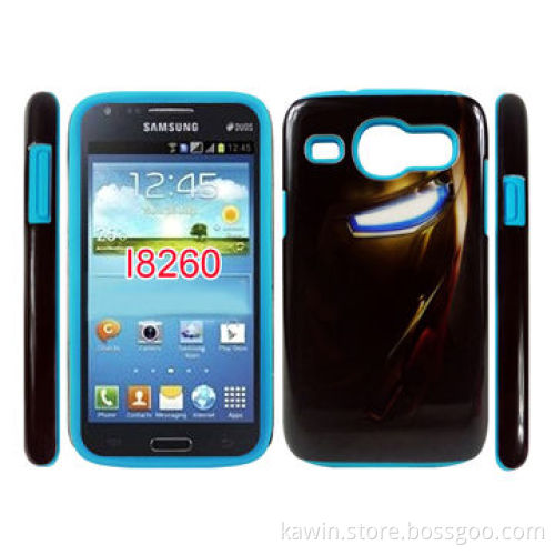 Water Transfer Printing PC + Silicone Cover for Samsung i8260